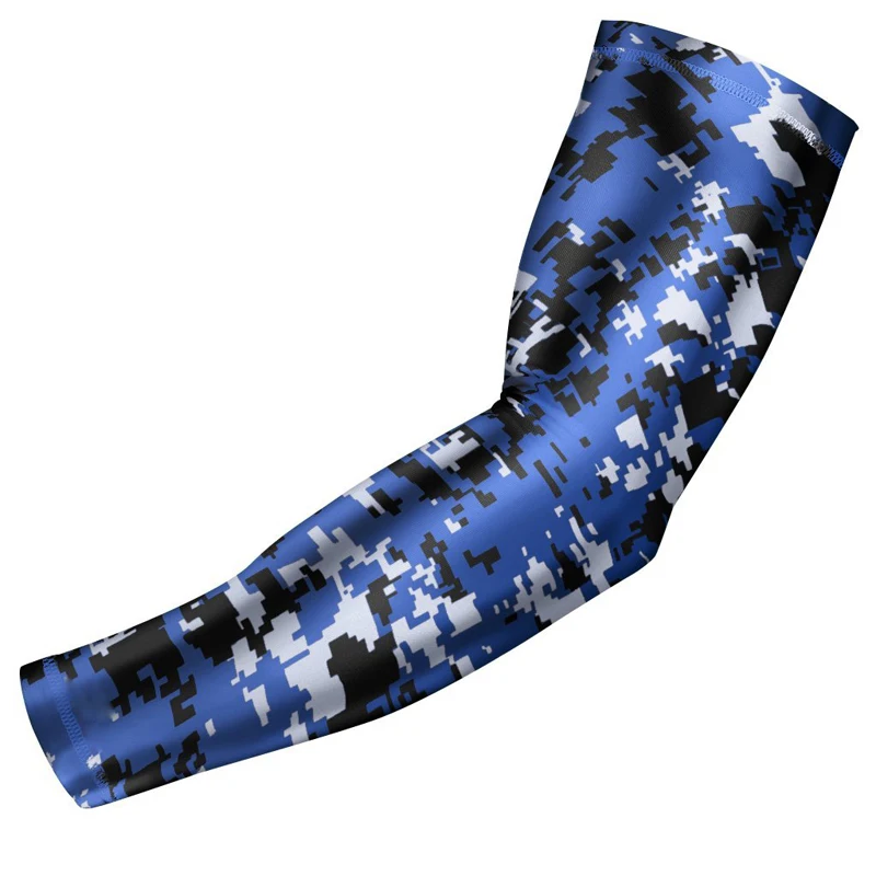 royal blue Компрессионная манжета на руку-молодежные и взрослые Размеры-бейсбольный футбол, баскетбол, Спорт(1 рукав руки)(доступно более 100 цветов - Цвет: royal blue