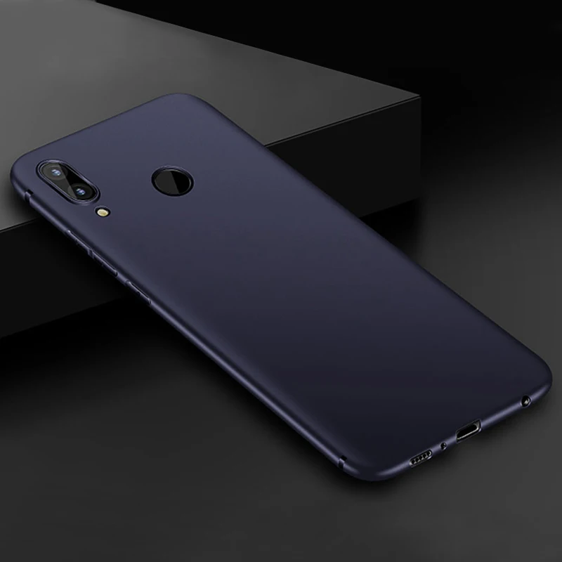 Синий Для huawei P20 Lite чехол P 20 Lite чехол противоударный ТПУ силиконовый бампер матовый чехол-Броня чехол для huawei P20 Lite P 20 Lite - Цвет: Синий