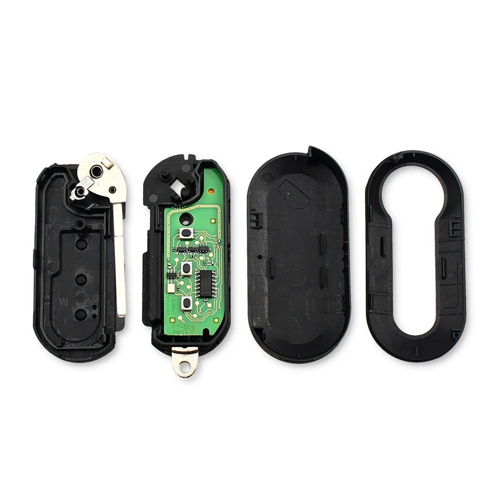 KEYYOU 3 кнопочный Раскладной Автомобильный пульт дистанционного управления авто