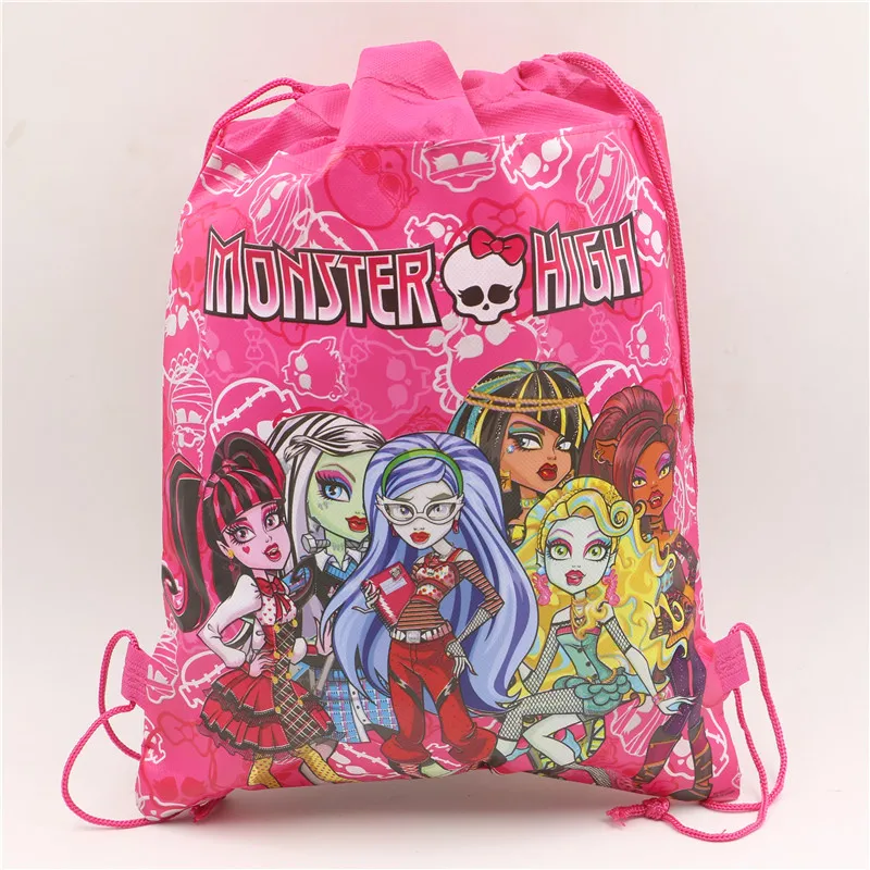 Милый модный школьный рюкзак для девочек mochila infantil с рисунком монстра Детская