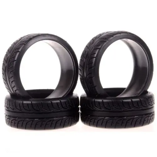 4 шт. RC автомобиль на дороге гоночные Т шины для дрифта 6014 подходят 26 мм 1/10
