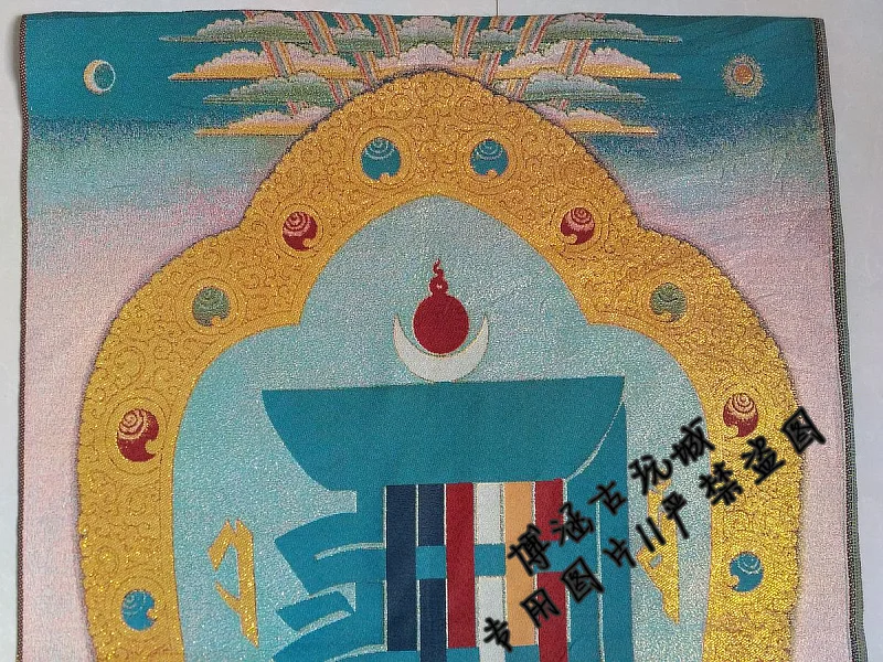 Тибетский Буддизм танка вышивка Тантрический Будда непальских шелковой