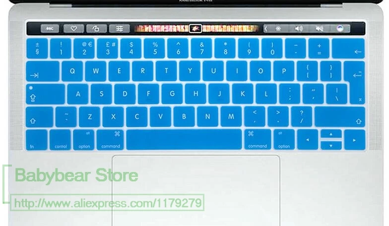 Евро версия английская клавиатура обложка кожа для 2016 Новый MacBook Pro 13 &quot15&quot Retina
