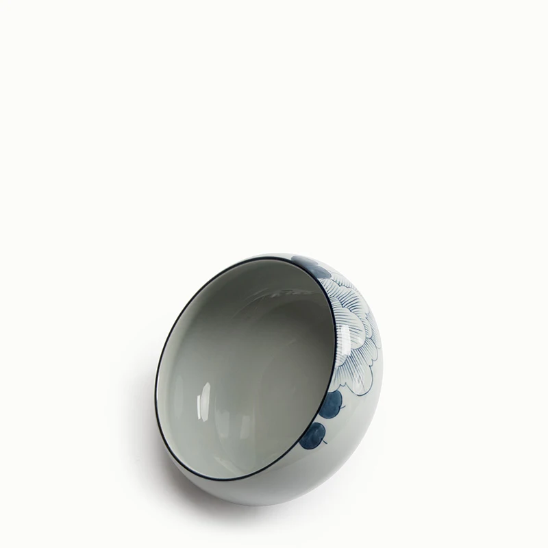 1100L Цзиндэчжэнь сине-белый фарфор Гибискус чай мыть блюда чаша цветы чайник