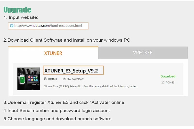 Xtuner E3 новые V9.2 Vpecker easydia Wi-Fi сканирующий инструмент OBD2 автомобильный диагностический инструмент полный системы OBD 2 Автомобильный сканер бесплатного обновления