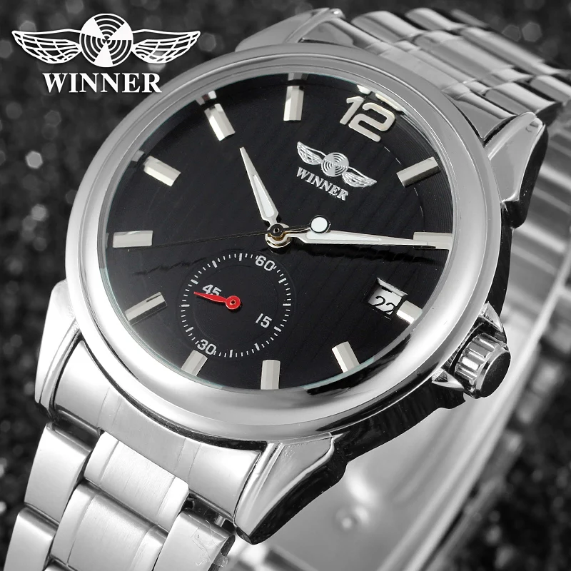 

T-winner Men Automatic Mechanical Wristwatches Top Brand Luxury Casual Fashion Date Calendar Wristwatch Gifts Male Clocks