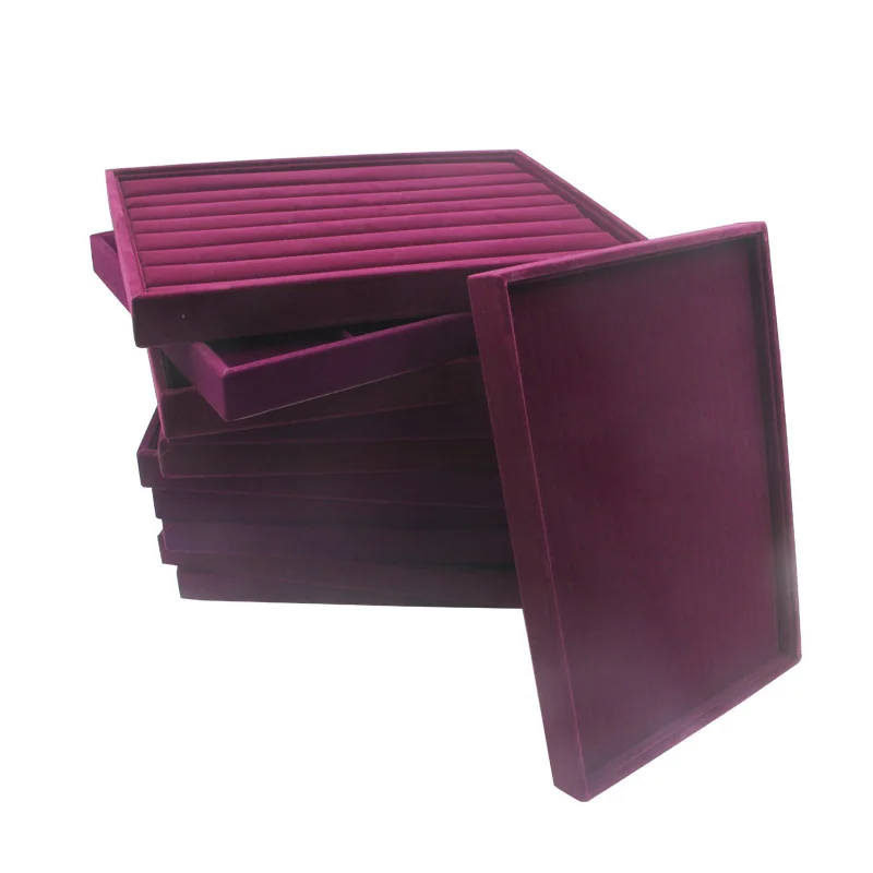 Многофункциональные фланелевые витрины Mordoa шкатулка для приема колец серег