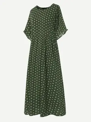 picture color Женское платье большого размера, плюс размер, 4XL, 5XL, 7XL, 8XL, летнее, элегантное, круглый вырез, короткий рукав, свободное, большой размер, волнистое, голубое платье - Цвет: picture color