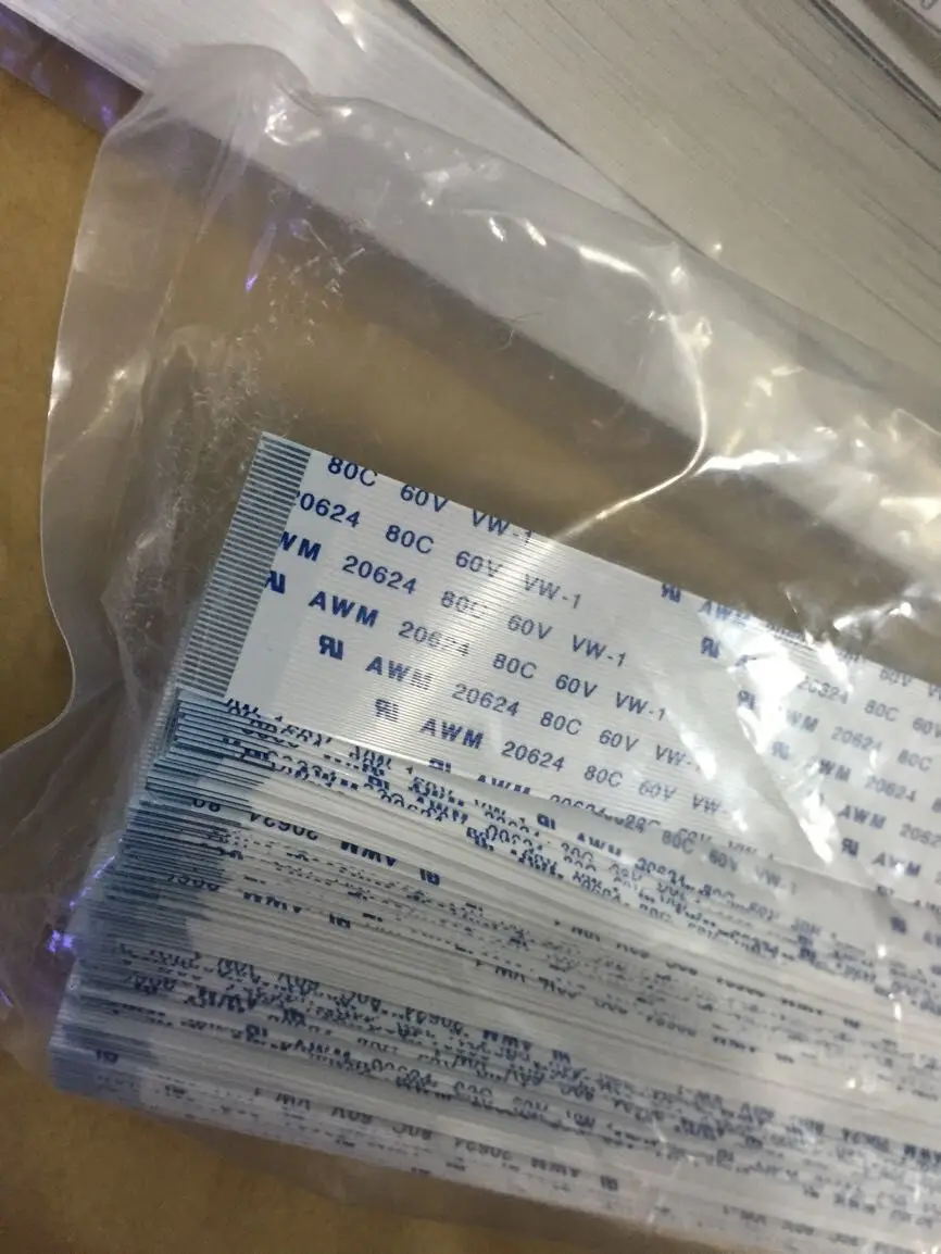 БЕСПЛАТНАЯ ДОСТАВКА FFC гибкий ленточный кабель питания AWM 20624 80C 60В 0 5 Шаг 30