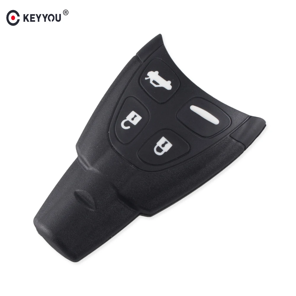 KEYYOU Замена 4 кнопки Blank дистанционного ключ чехол для SAAB 9 3 5 93 95 2009 ключа