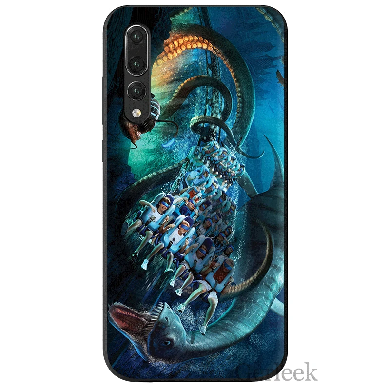 Desxz силиконовый чехол для телефона Huawei Y6 Y5 Y7 Y9 Mate 10 20 Pro Nova 4 2i 2 3 3i Lite фантазия море