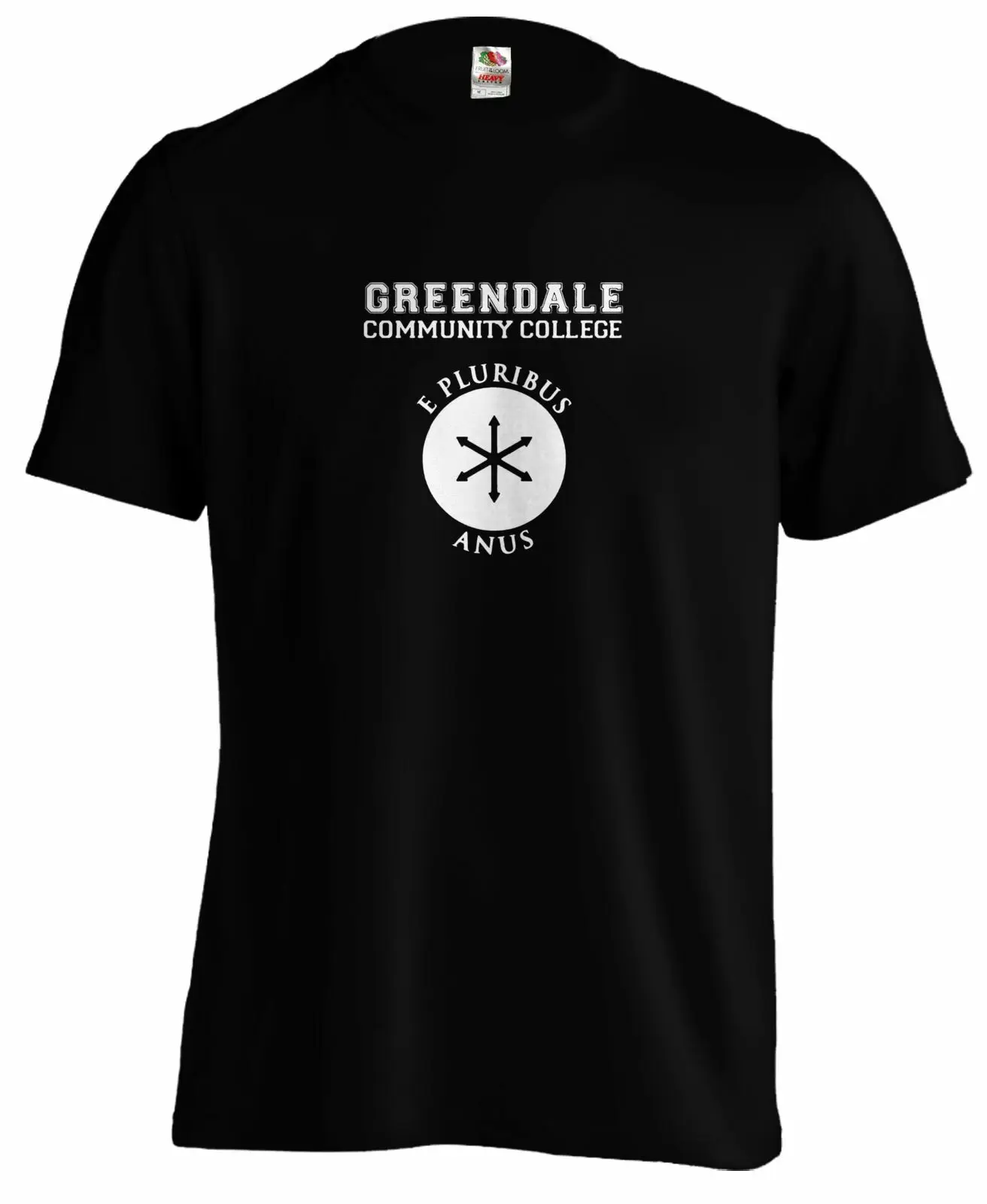 Greendale/комедия забавная футболка удобная Повседневная с короткими рукавами