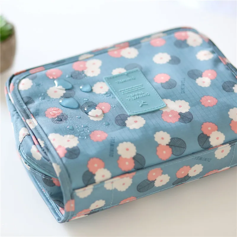 Портативная Водонепроницаемая складная сумка для мытья дорожный держатель