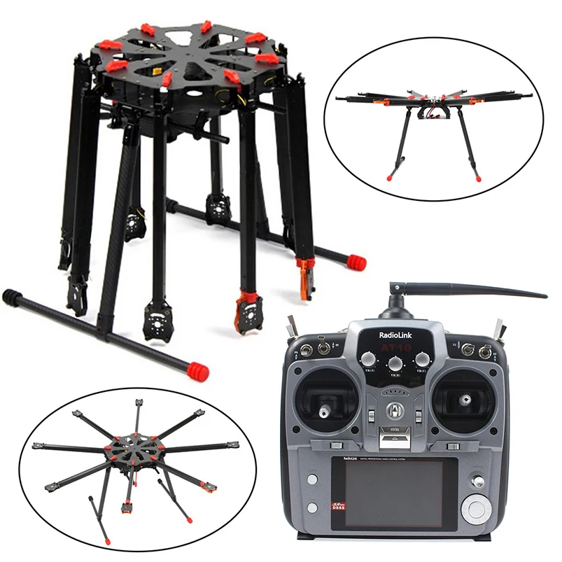 Радиоуправляемый Дрон DIY Pro 2 4G 10CH 8 осевой таро X8 складной PIX PX4 M8N gps ARF/PNF комплект
