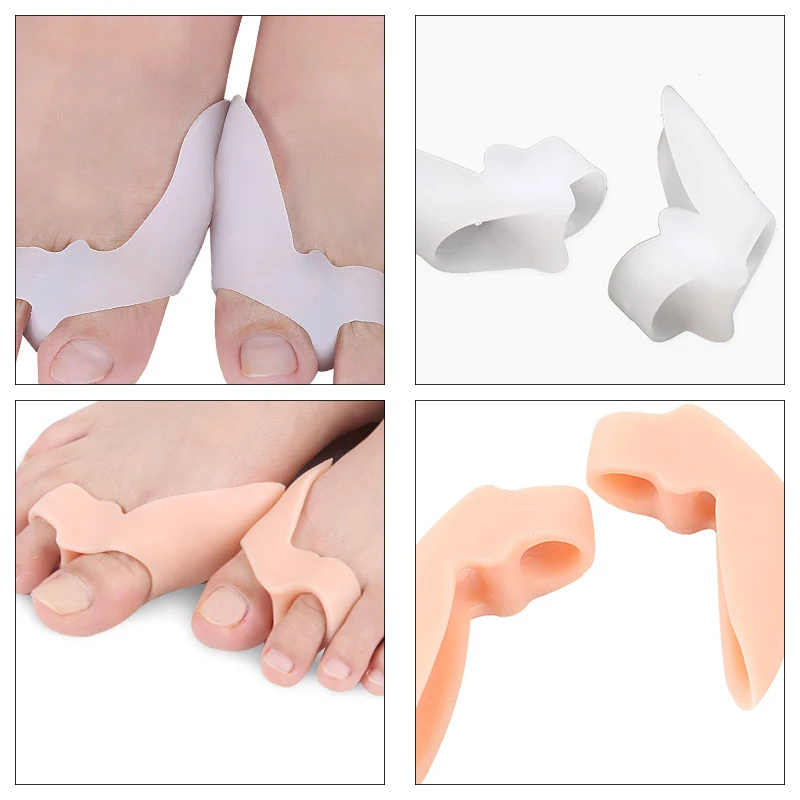 1 пара Силиконовый гель корректор вальгусной деформации большие пальцы