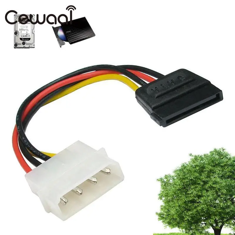 Cewaal 1 шт. кабели Seria адаптер питания Molex SATA разъем сплиттер жесткий диск 4Pin ядро для