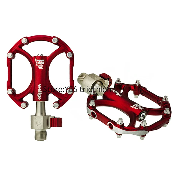 NO4 Wellgo QRD-C247 быстросъемные велосипедные педали для шоссейного велосипеда, сверхлегкие педали для горного велосипеда - Цвет: NO4