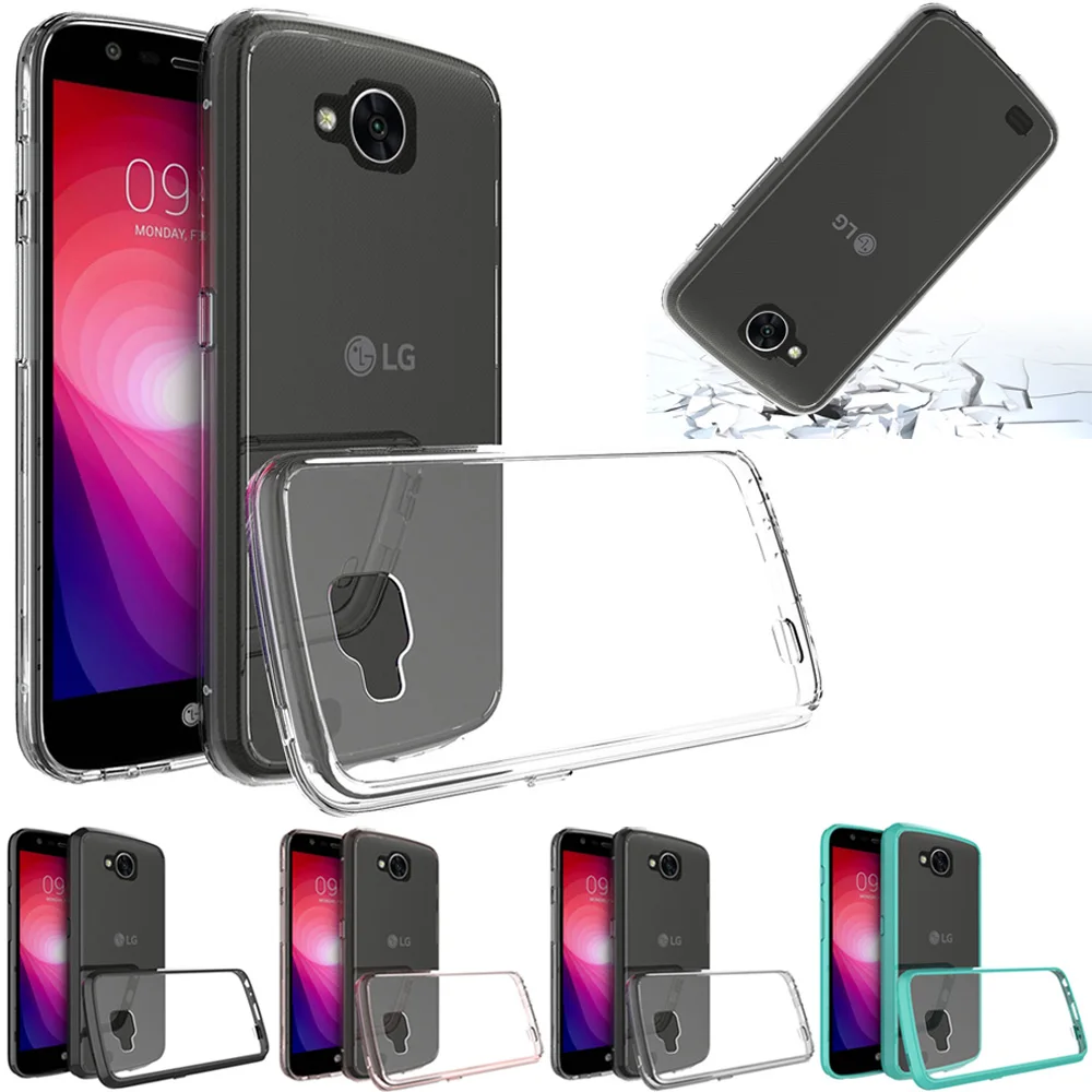 Для LG X Venture V9/X Calibur чехол ультра тонкий мягкий ТПУ Рамка Жесткий акриловый задний