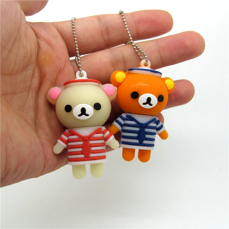 Темно-Синий Rilakkuma Медведь флэш-накопитель USB карта памяти мини мультфильм