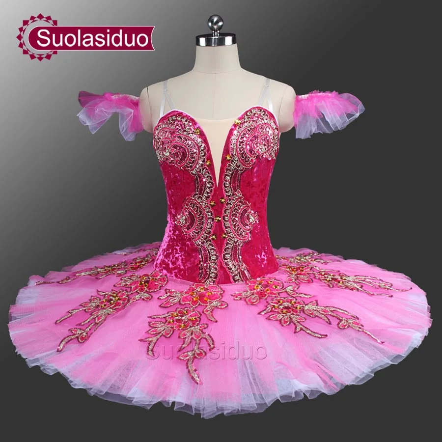 Профессиональная балетная пачка принцессы Авроры персиковая фея классическая