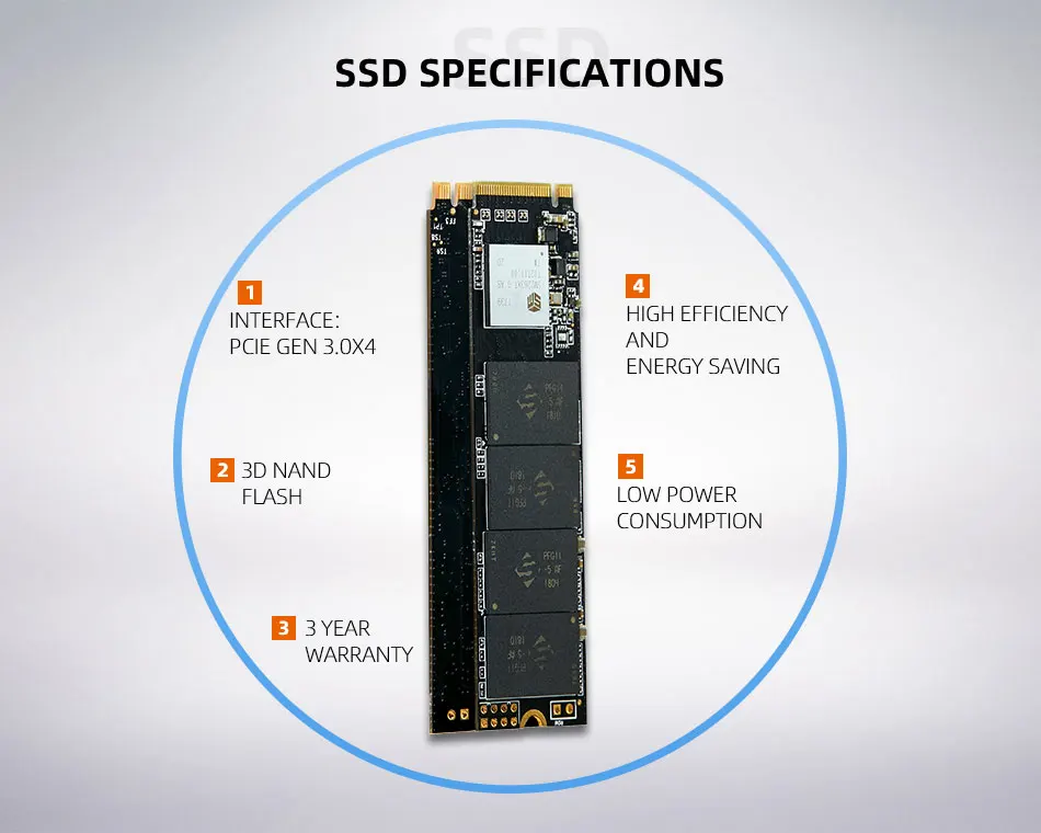 Ssd-накопитель KingSpec M.2 PCIe M ключ M2 500 Гб 1 ТБ M2 2280 PCI-e 2 ТБ NVMe Твердотельный накопитель(SSD жесткий диск внутренний жесткий диск SSD для MSI Xiaomi ПК