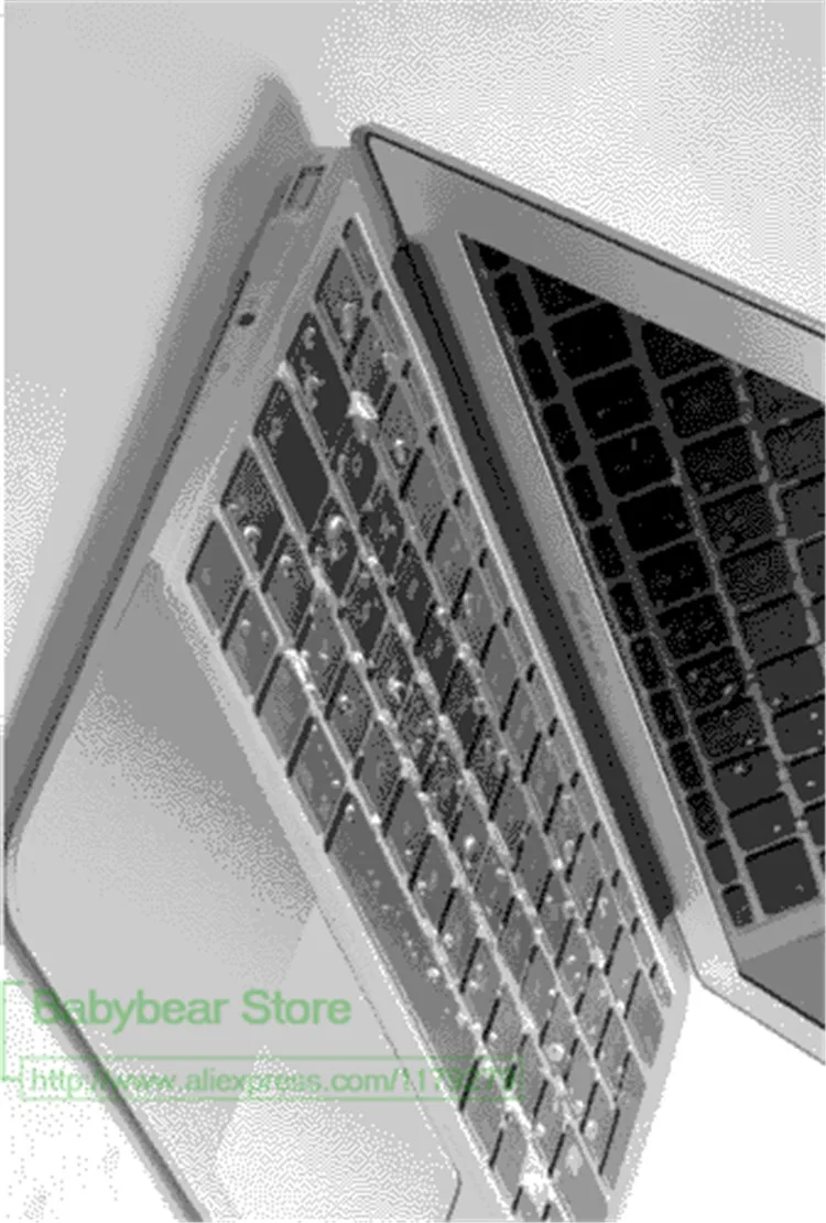Прозрачная крышка клавиатуры для MacBook Air 11 &quotWhite Pro 13 15 европейская защита Mac 3 4