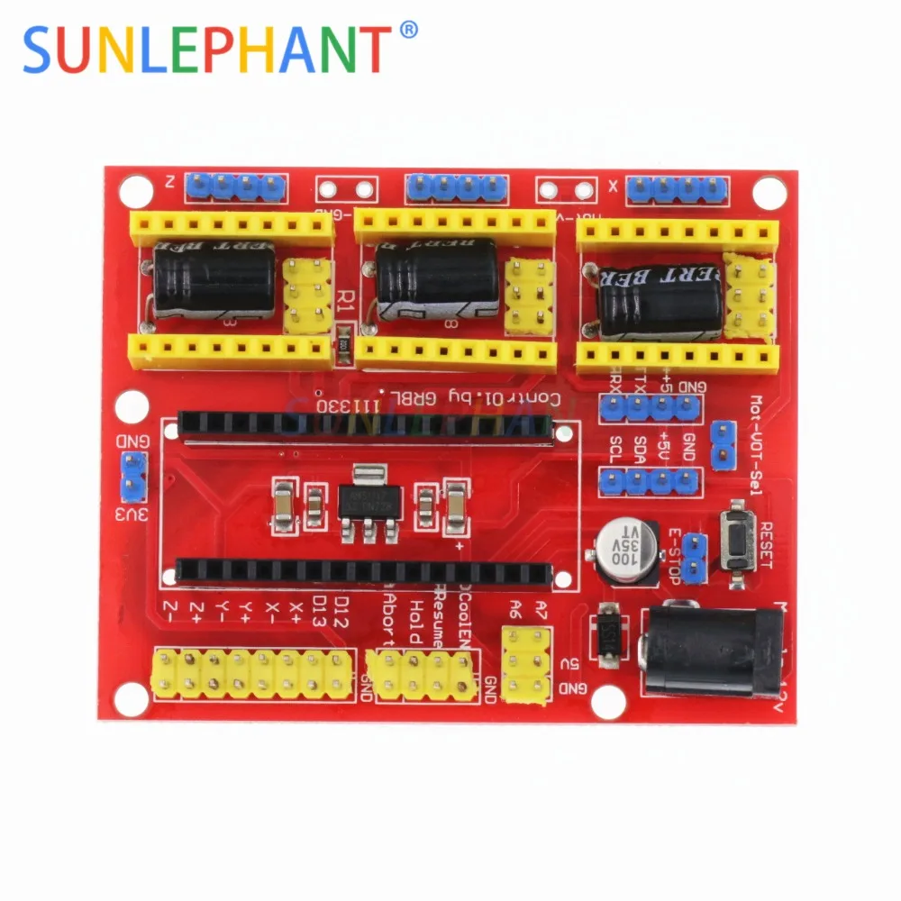 Плата SUNLEPHANT с ЧПУ V4.0 совместима Nano|shield nano|cnc shield v4shield v4 |