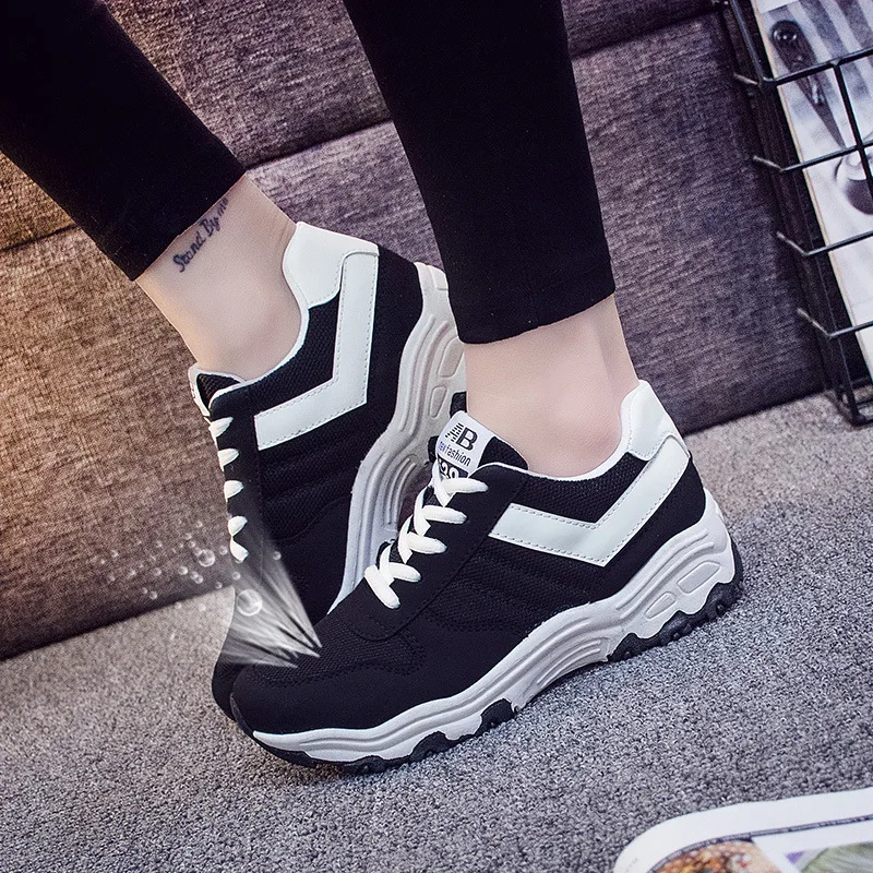 Fitness Sports Shoes Women Walking Ventilation Net Shoes Woman Flat Students Canvas Shoes Wholesale sneakers