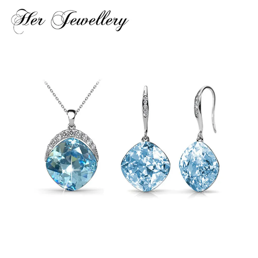 Her Jewellery 2 color crystal Pincushion jewelry set Made with crystals from Swarovski HS040 | Украшения и аксессуары