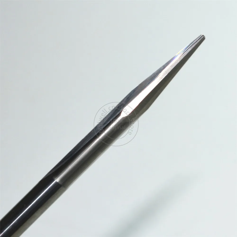 6 мм shank-1PCS, ЧПУ карбида вольфрама Концевая фреза, деревообрабатывающие вставки фрезы, конические сферические концевые фрезы, глубокий рельеф, pvcMDF