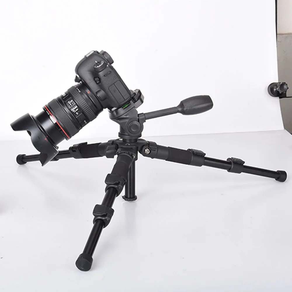 

Cadiso QZSD Q166S Portable Folding mini tripode Desktop Tripod Q166A Update Version for DSLR Camera