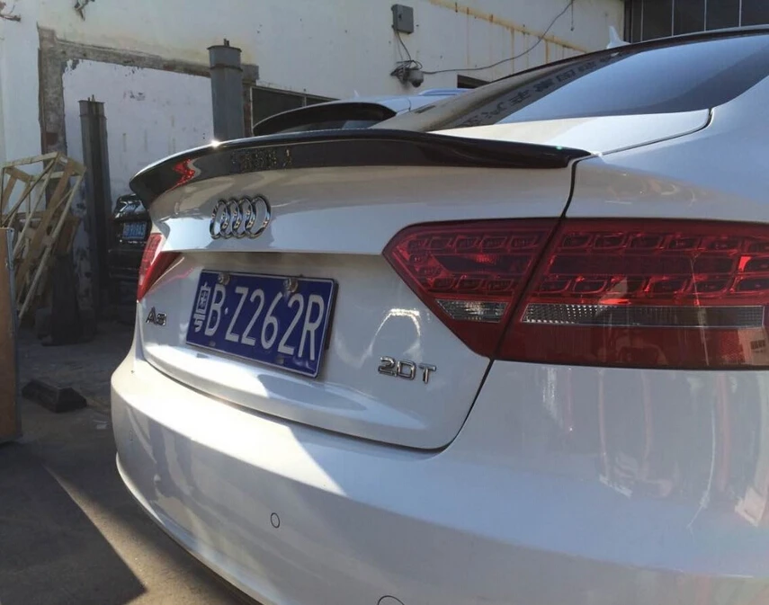 Спойлер на заднее крыло автомобиля из углеродного волокна для Audi A5 S5 RS5 Sportback 4