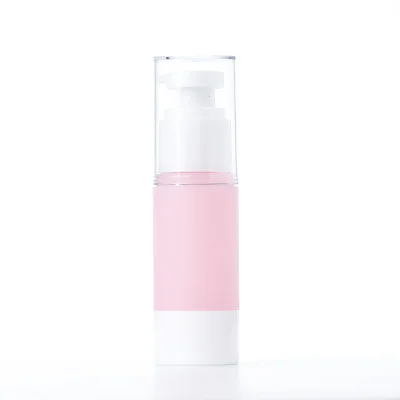 15ml30ml50ml100ml портативный дорожный безвоздушный тональный насос бутылка, розовый вакуумный косметический спрей кулак контейнер, лосьон/эмульсионная трубка - Цвет: 30ml lotion bottle