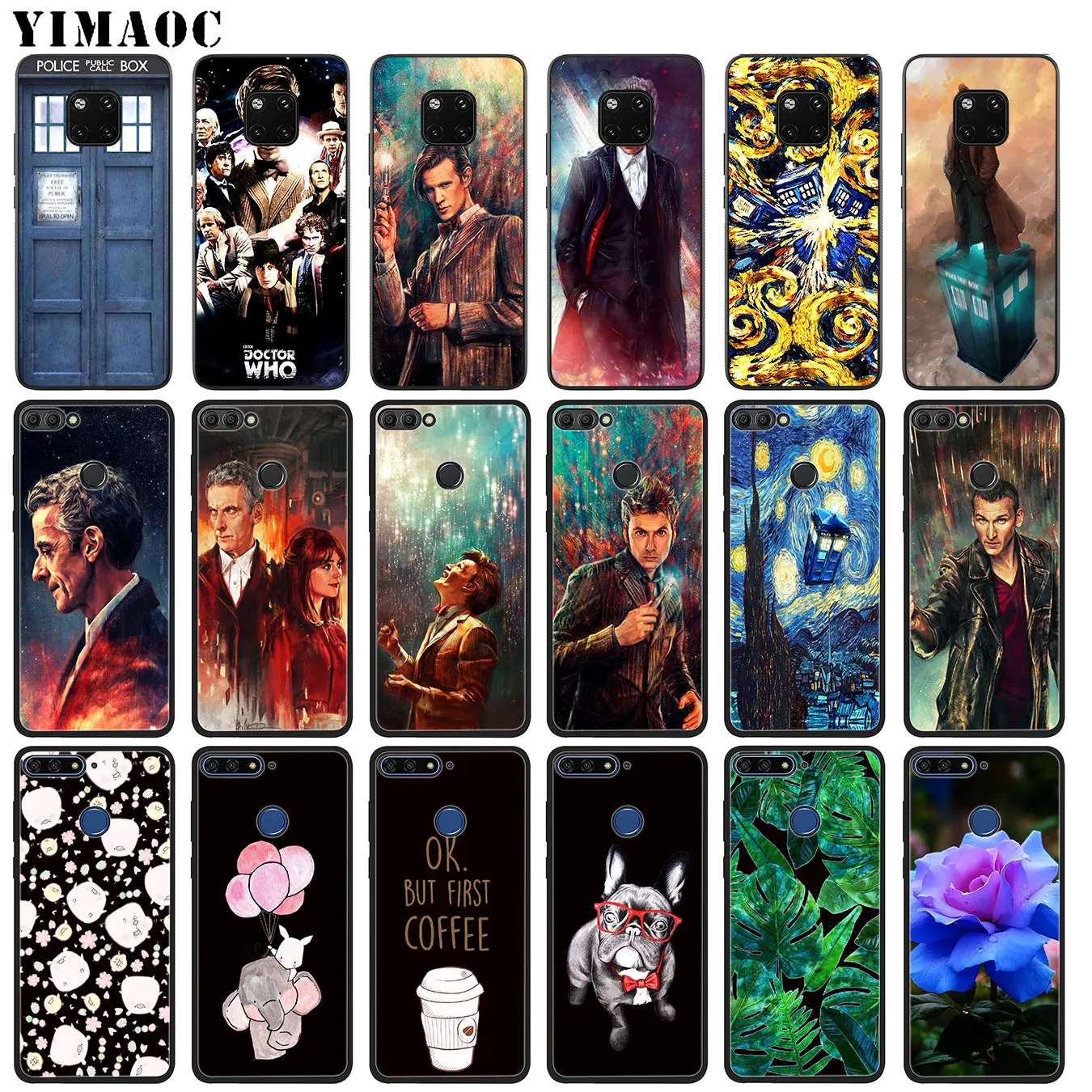 YIMAOC Tardis Box Doctor Who Мягкий силиконовый чехол для телефона Huawei Mate 30 20 10 Pro Lite Nova 5I 3i 3 2i 2