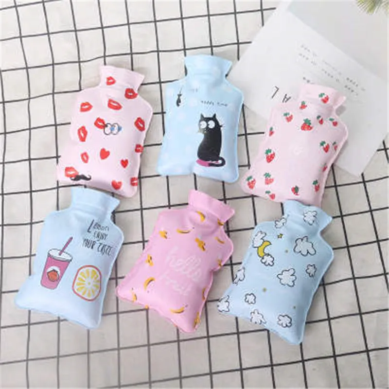 Мультфильм ручной Po бутылка для теплой воды милые мини хранения бутылок с