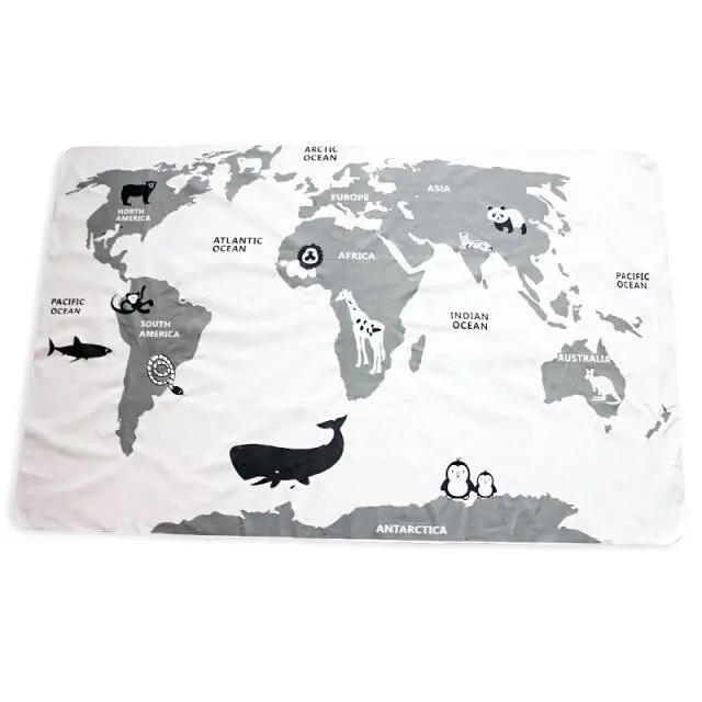 140X88cm Детские игровые коврики карта мира Приключения детские игровые коврики для мальчиков и девочек детские коврики для ползания подстилка коврик для фотосъемки в помещении - Цвет: 140X88cm