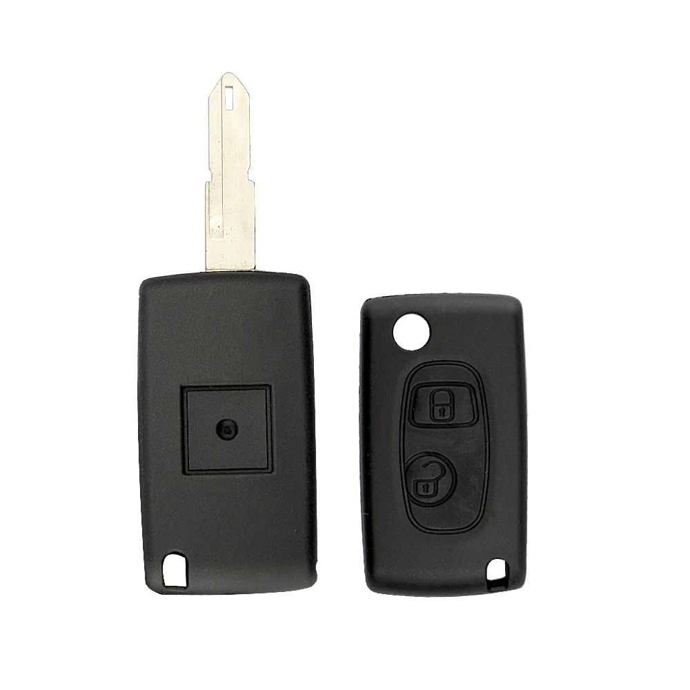 OkeyTech для Peugeot 206 306 406 лезвие Citroen C2 C3 Xsara Picasso модифицированный чехол ключей 2 кнопки