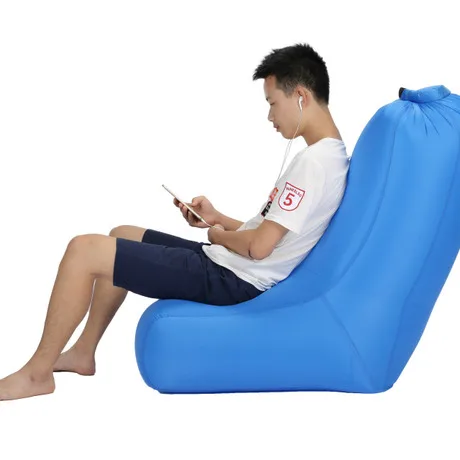 Beach Chair Outdoor garden furniture polyester inflatable Portable camping chair ultralight beanbag chaise de plage pliante hot 