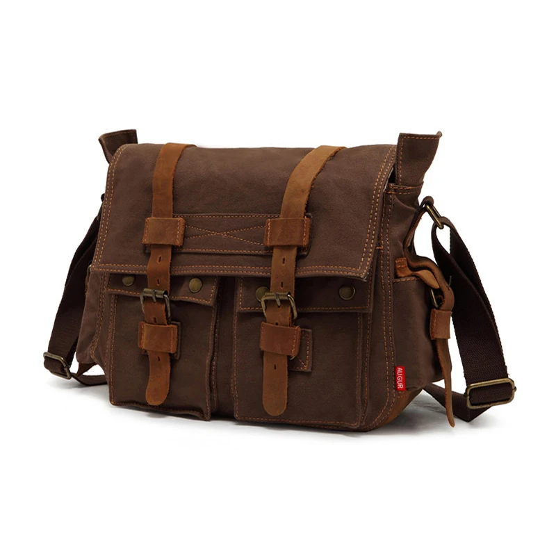 Мужская сумка-мессенджер из кожи