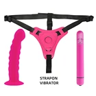 Фаллоимитатор Strapon Phallus, силиконовый, из ТПЭ, на присоске, с вибратором, для женщин, геев, секс-игрушка для лесбиянок, для женщин, мужчин, ремешок на маленьком фаллоимитаторе