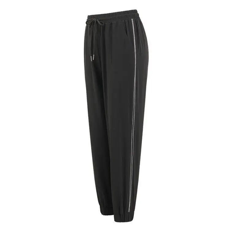 

Lanbaosi Women's jogging Running Sweatpants Drawstring Workout Fitness Pants Lady Gym Excercise Trousers