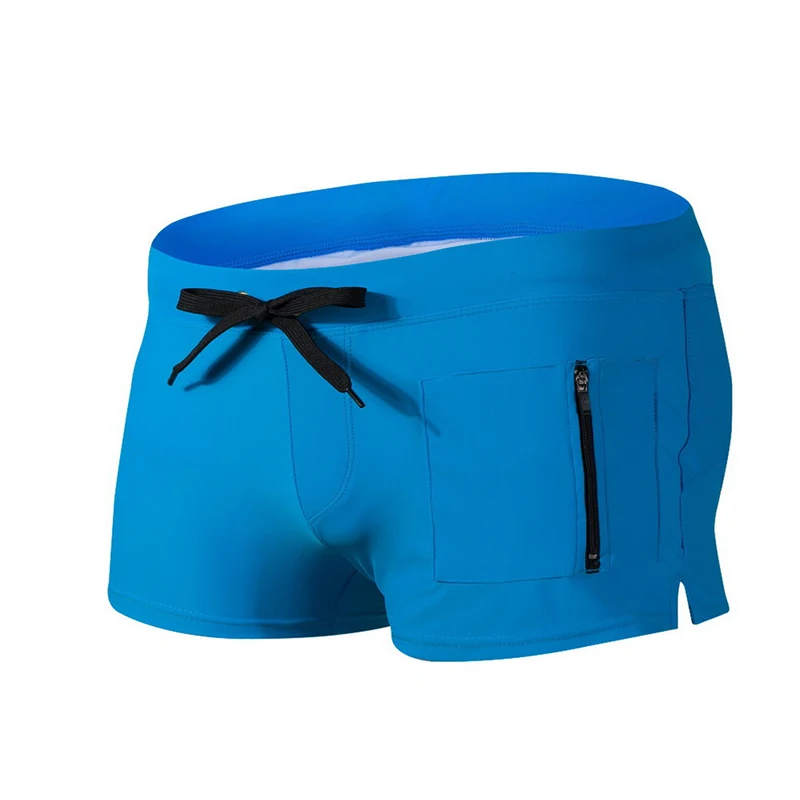 Royal Blue Мужская одежда для плавания, Мужской купальный костюм, пляжная одежда для серфинга, плавки, мужские плавки, шорты боксеры, пляжная одежда, купальные костюмы, пляжные шорты - Цвет: Royal Blue