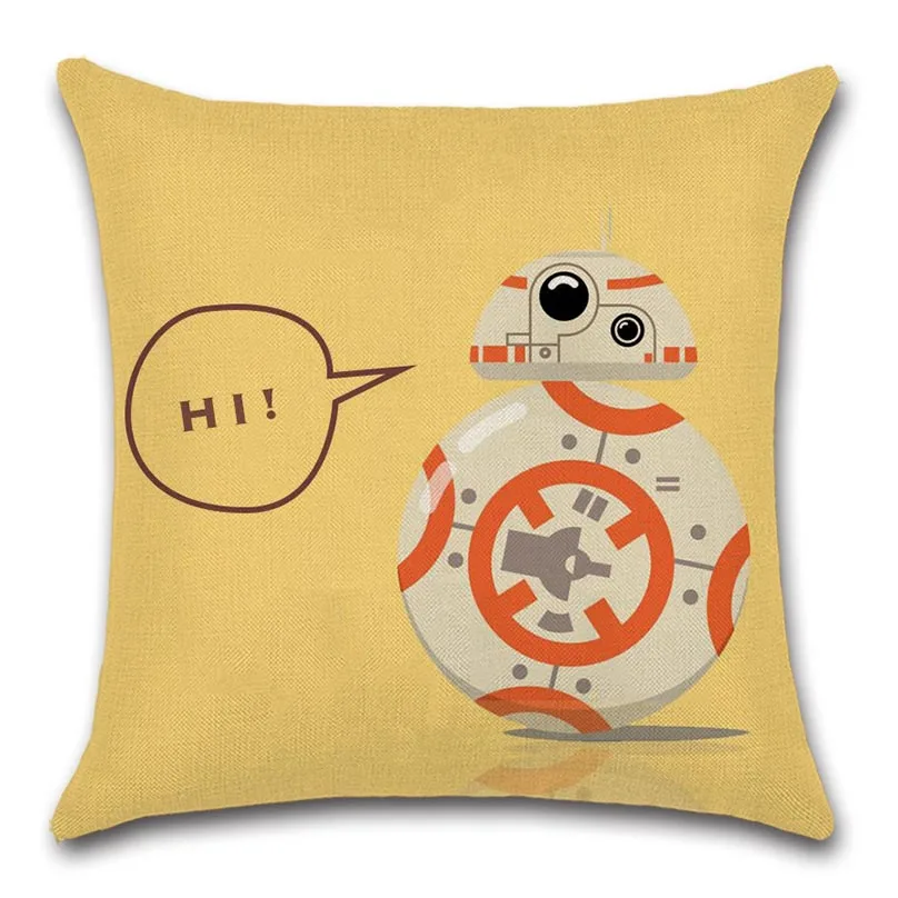 Мультфильм роботом bb 8 знак для подушек декоративные домашний диван кресло