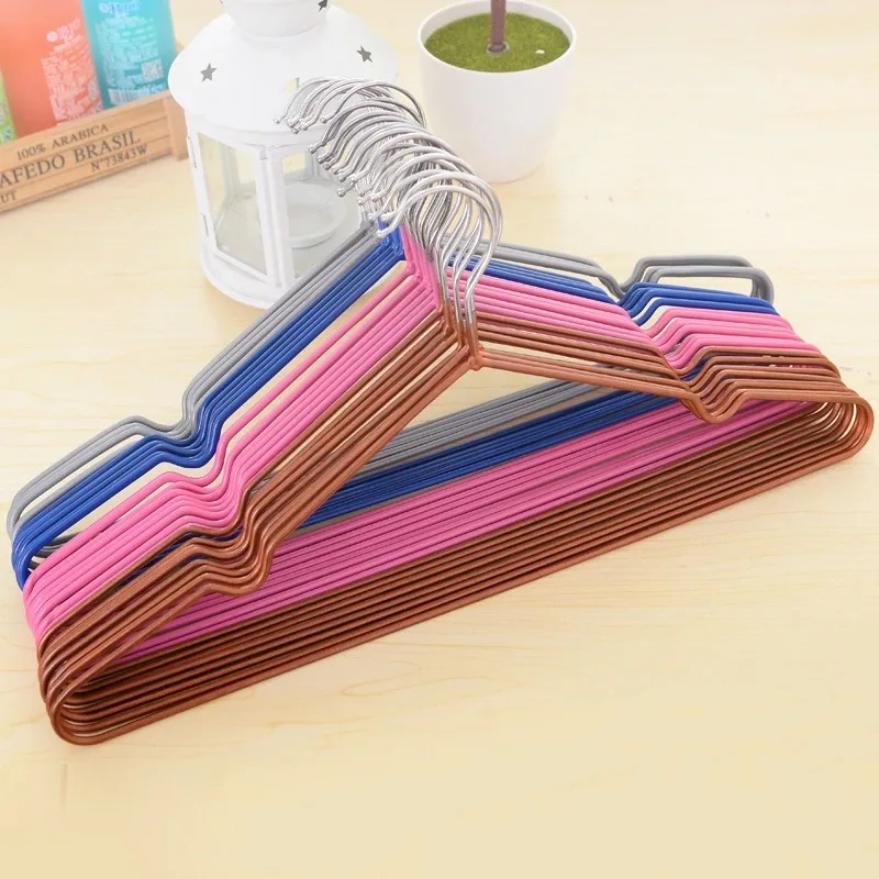 10 шт./лот дома утолщенные Нескользящие пластиковая вешалка для одежды паз нового