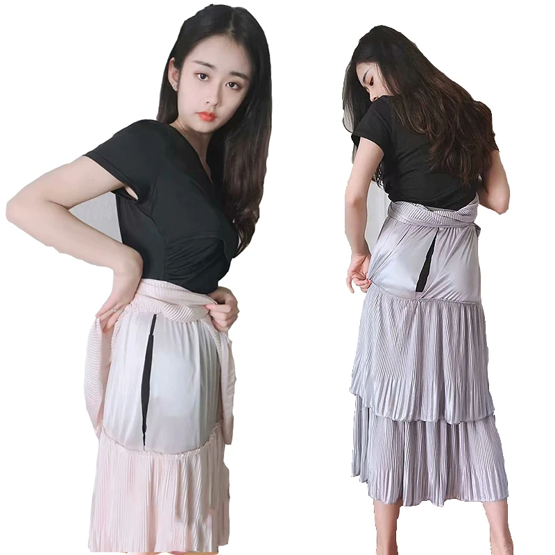 Милые Многослойные Длинные сетчатые юбки сексуальные собачьи секс в машине