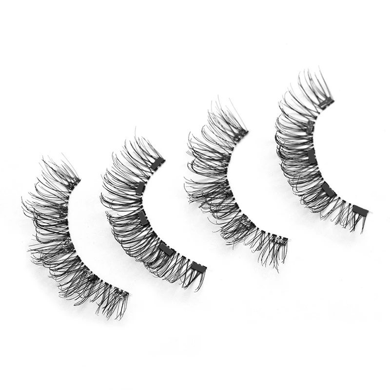 5 магнитных ресниц 3D натуральные накладные ресницы многоразовые ручной работы