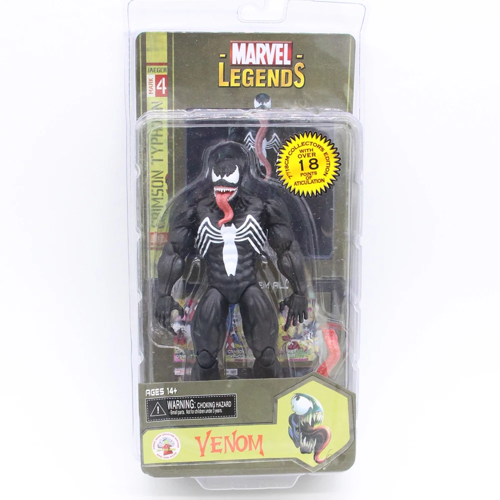 Фигурка из ПВХ Веном в фильме Марвел 7 модель человека паука игрушки|marvel venom|toys