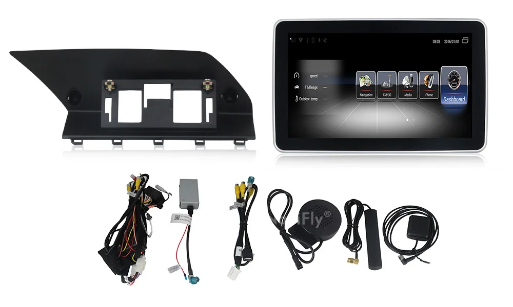 Navifly Android 3g ram 32G rom автомобильный аудио gps навигатор для Mercedes Benz GLK Class X204 2008- с 4G SIM wifi Радио BT
