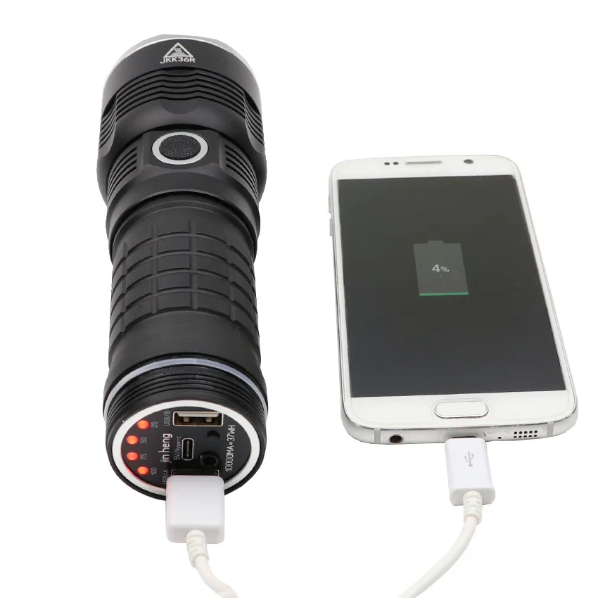 XHP70.2 SST-40 L2 светодиодный USB прямой перезаряжаемый флэш-светильник фонарь XHP70 3800 люмен 18650 Внешний аккумулятор светильник фонарь для кемпинга охоты