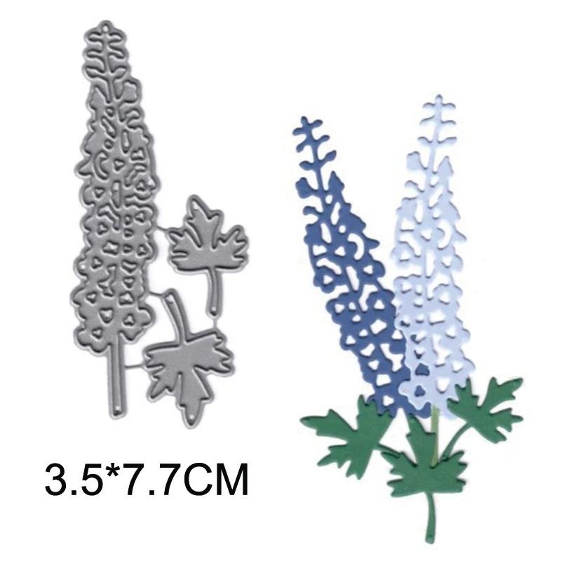 Delphinium металлические режущие штампы новые трафареты для DIY скрапбукинга Ablum фото
